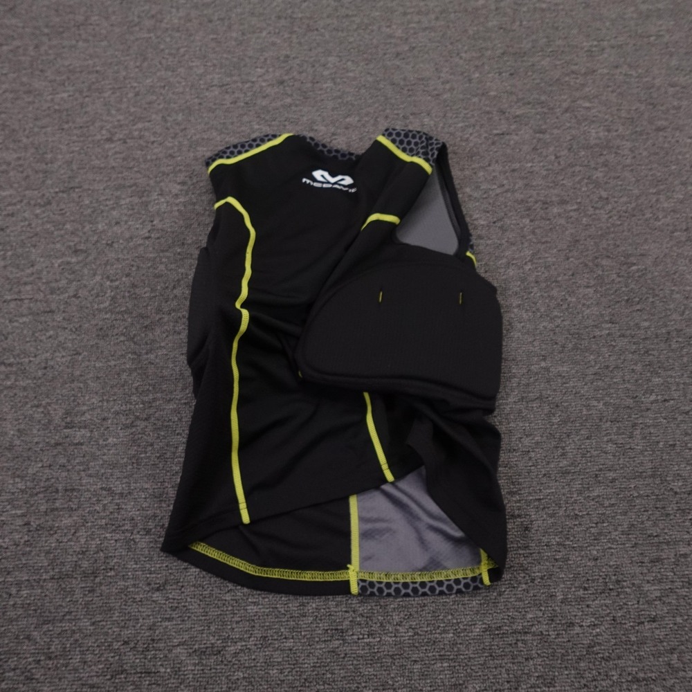 McDavid Padded Compression Shirt Youth Large Black Football Chest Protector